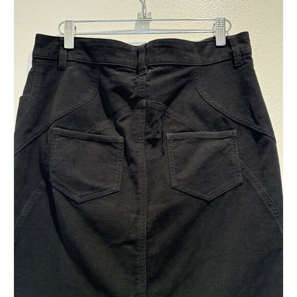 Alexander McQueen Women’s Size 46 Black Skirt Goth Dark Romantic Pockets - Picture 6 of 8